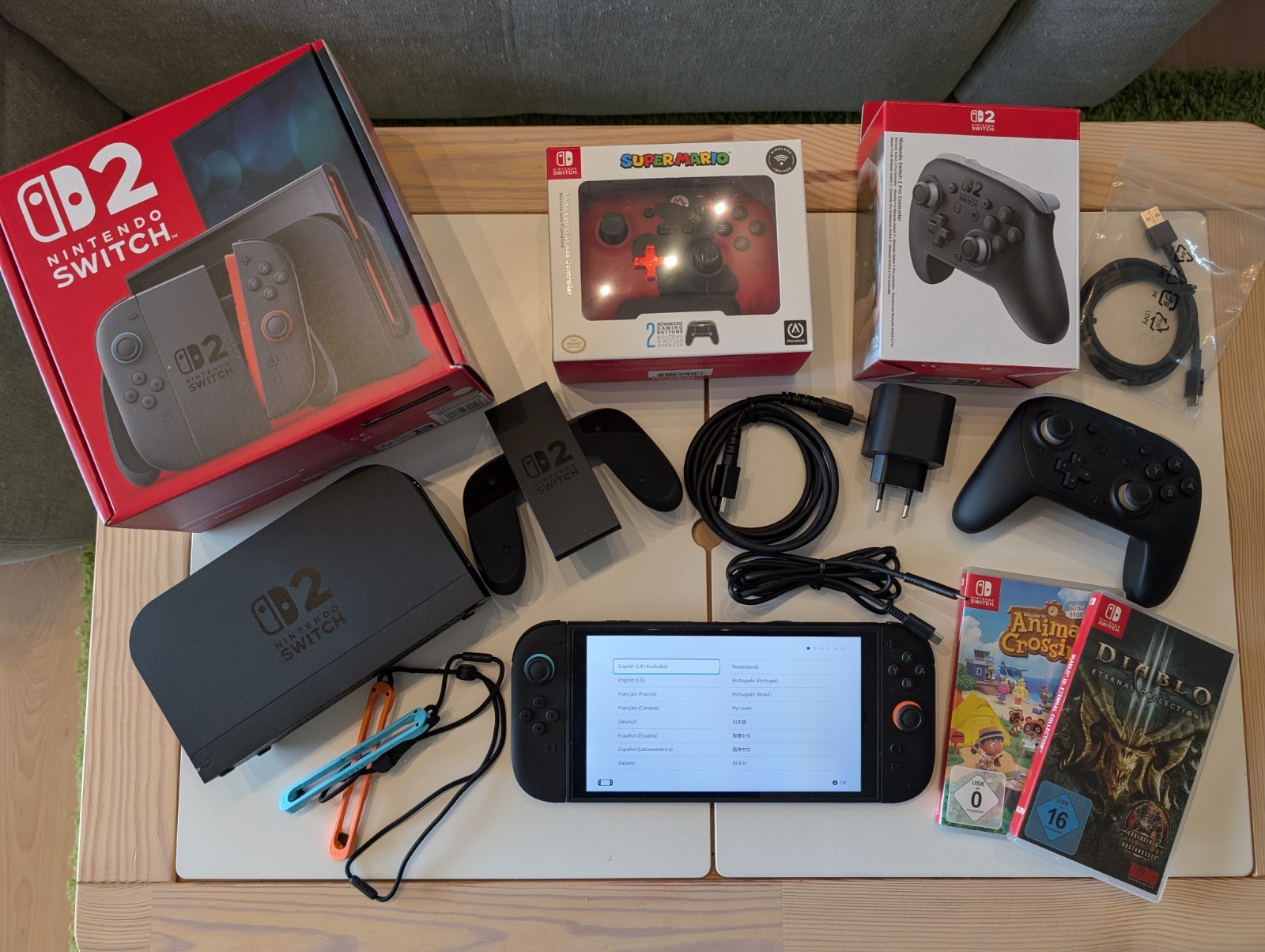 Nintendo Switch 2 mit 2 Spielen und Pro Controller