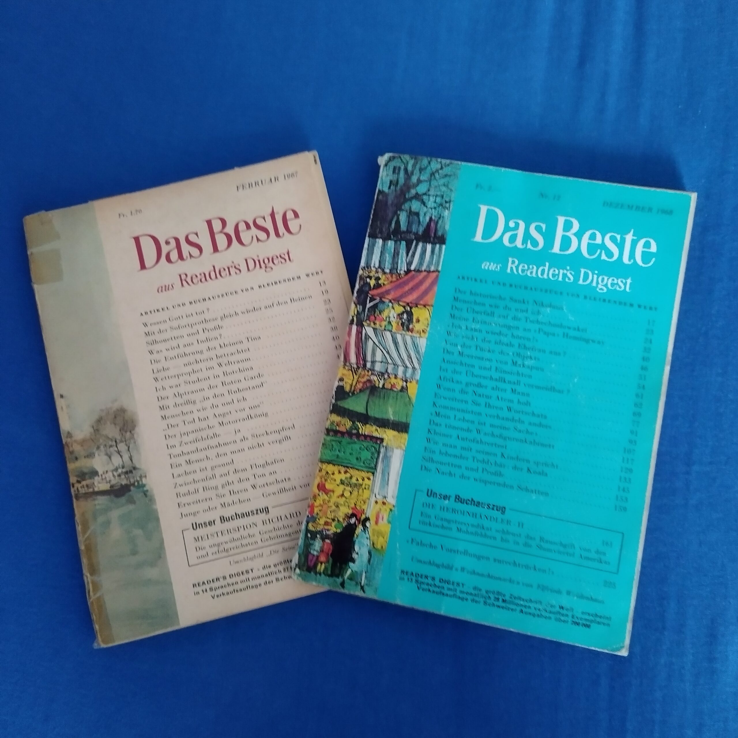 Das Beste aus Readers Digest Jg 1979 – 1992. Preis pro 10 Stück