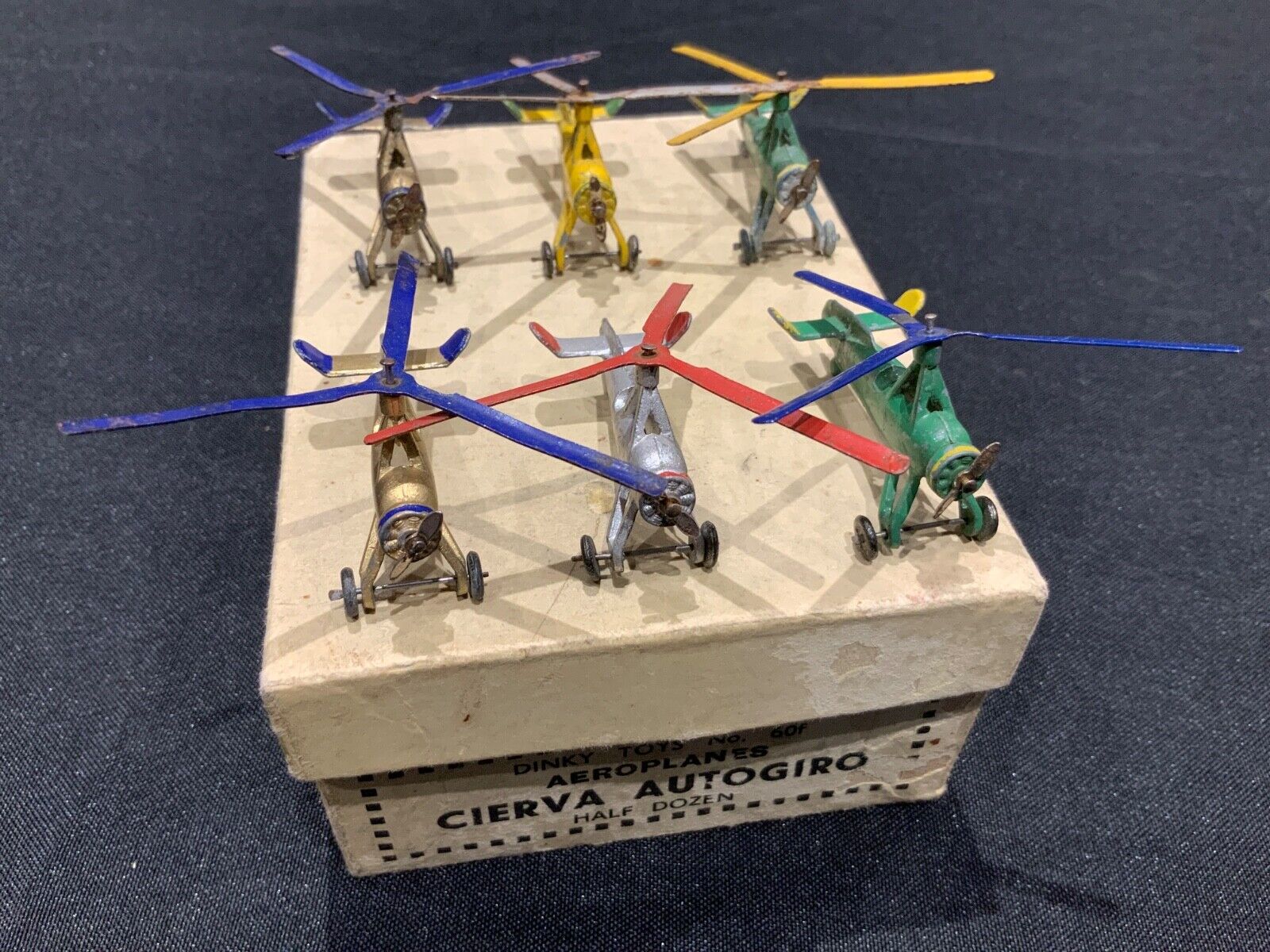 Dinky Toys Prewar 60f Cierva Autogiro Trade Box