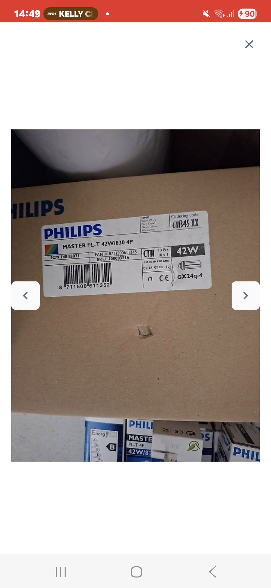 Phillips Pl-T 4p Leuchtmittel Neu original verpackt