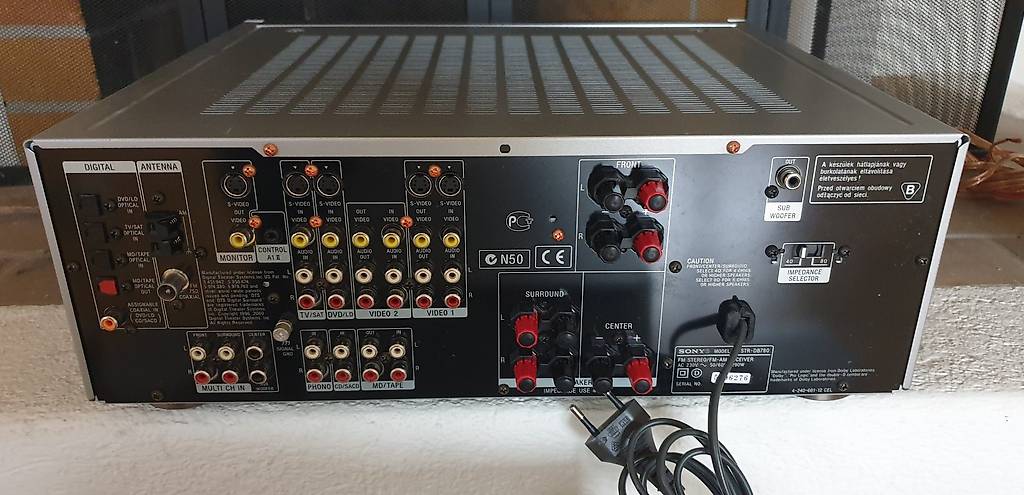 Excl. Digital Surround Anlage mit SONY STR-DB 780 QS Amplifier