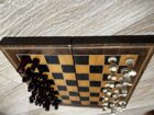Holz Schachbrett – mit Ersatzfiguren