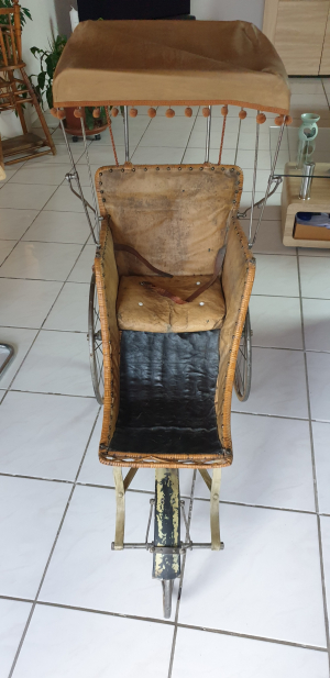 Absolute Rarität – antiker Kinderwagen, Sportwagen um 1900Jh