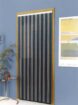 Kettenvorhang aus eloxiertem Aluminium, gestreift