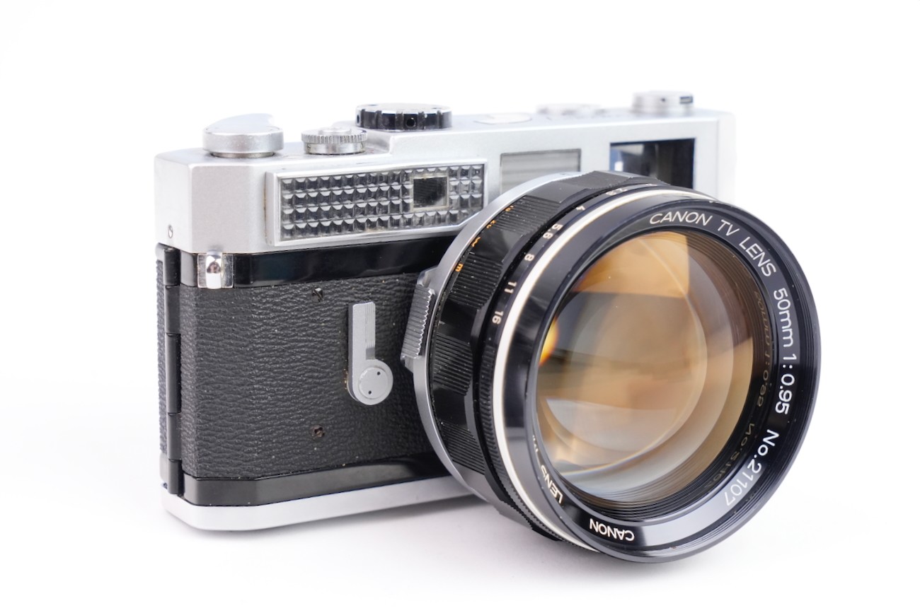Canon 7 Kamera ; Canon 50mm f/0.95 TV Objektiv