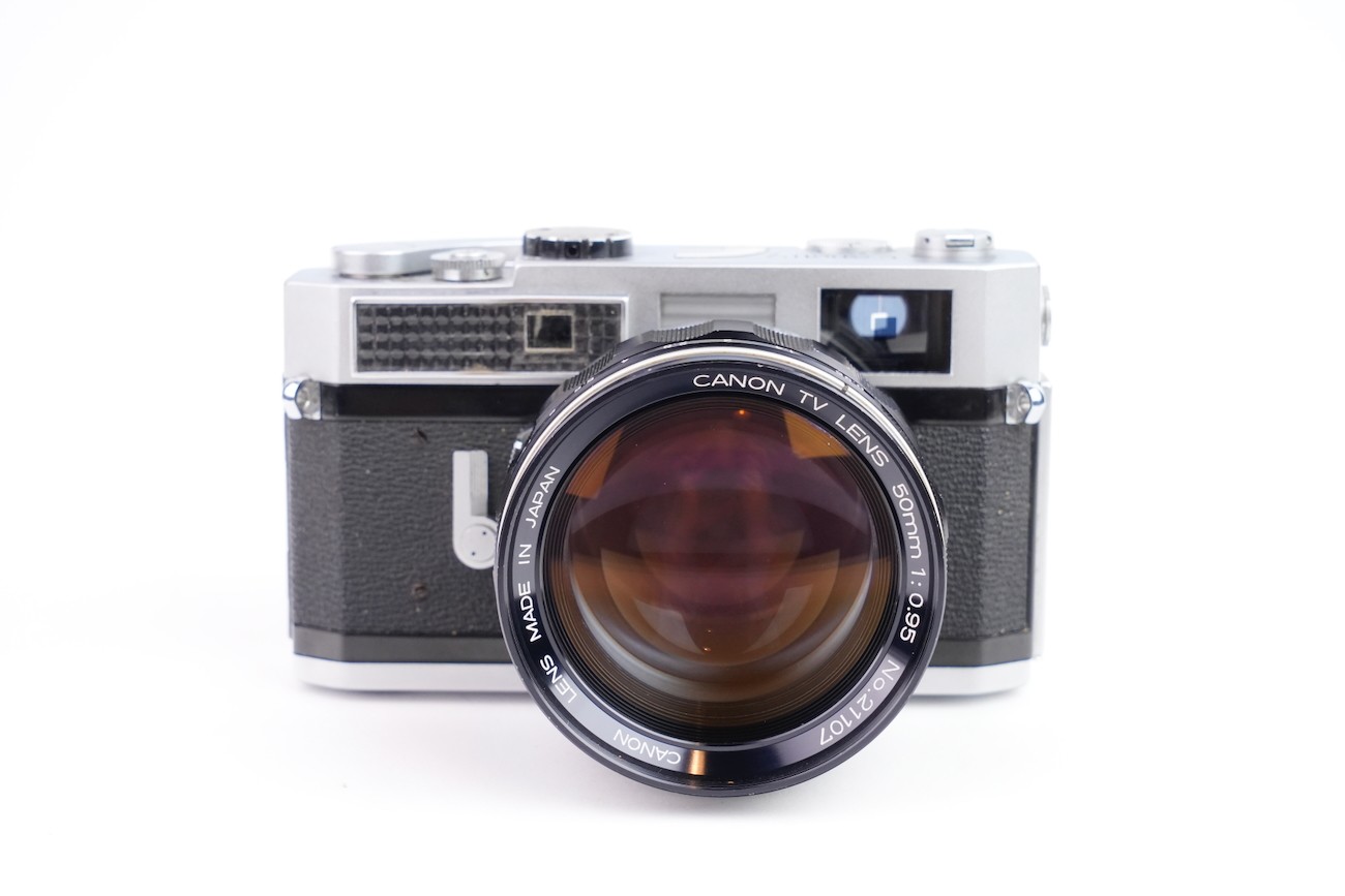 Canon 7 Kamera ; Canon 50mm f/0.95 TV Objektiv