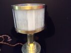 Art Deco Lampe Verre Brass Moderniste Louis Sognot & Charlotte