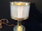 Art Deco Lampe Verre Brass Moderniste Louis Sognot & Charlotte