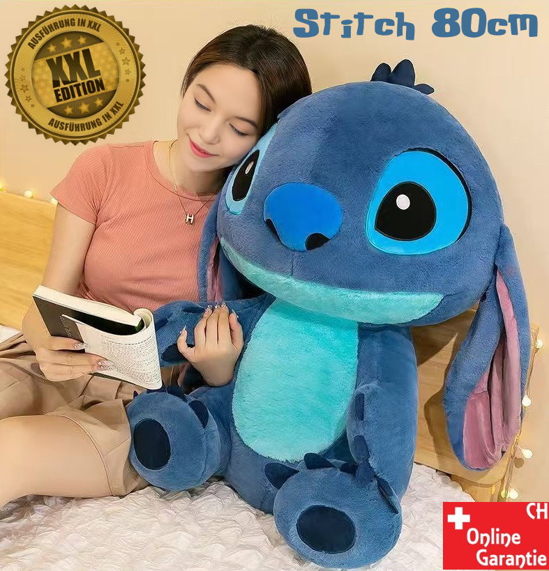 Disney Stitch Plüschtier 80 cm XXL Kuscheltier Stofftier