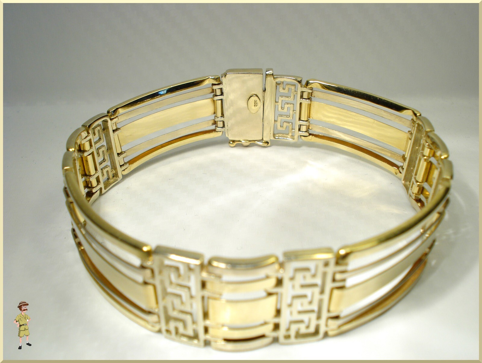 Echt Versace massiv Gold Armband 14k